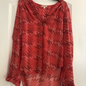 Red Design Blouse